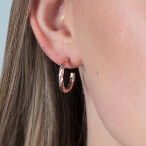 Paparazzi Jewelry - Triumphantly Textured - Rose Gold Earrings - Vintage